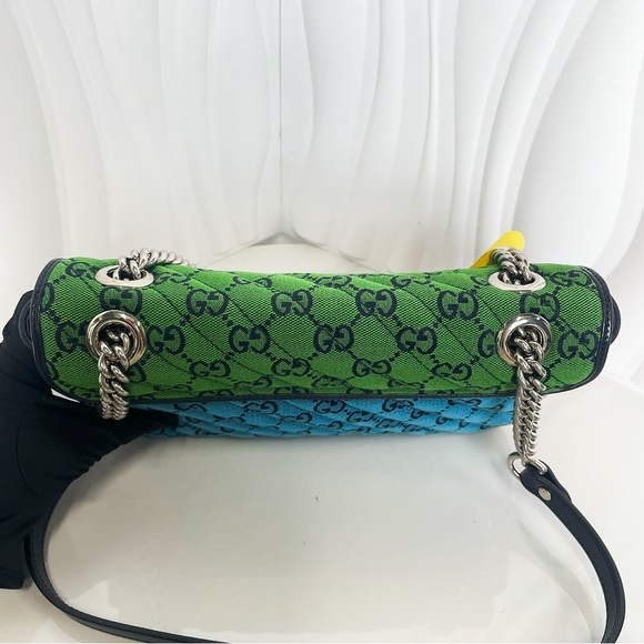 Gucci Multicolor GG Canvas Marmont Bag - Picture 3 of 12